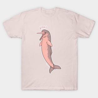 Pink! - EN - Amazon River Dolphin T-Shirt